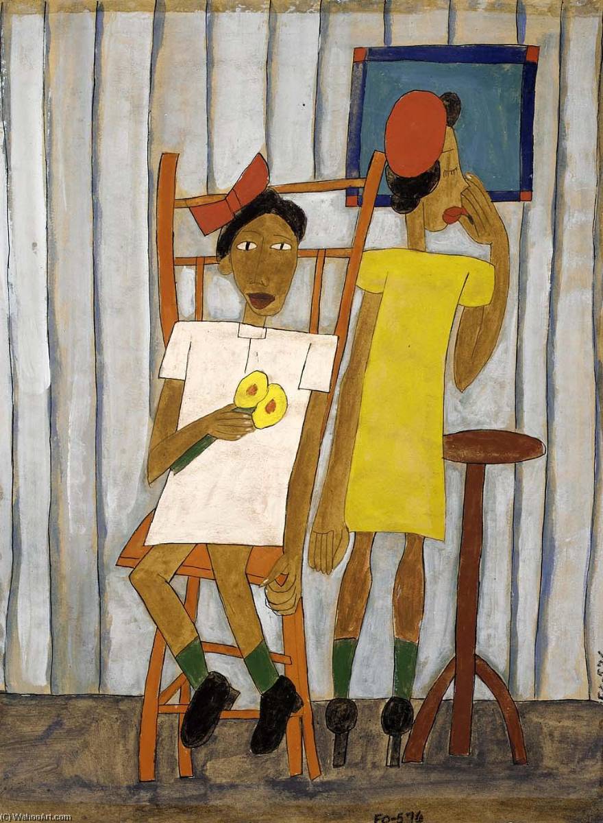 Wikioo.org - The Encyclopedia of Fine Arts - Painting, Artwork by William Henry Johnson - Going Out