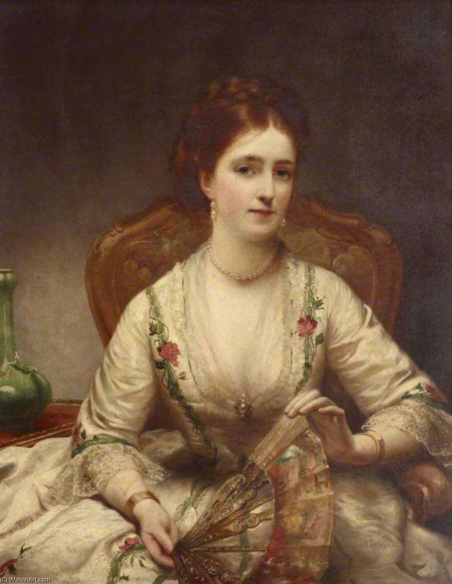 Wikioo.org - The Encyclopedia of Fine Arts - Painting, Artwork by Henry Richard Graves - Geraldine Georgiana Mary Anson (1834–1927), Marchioness of Bristol