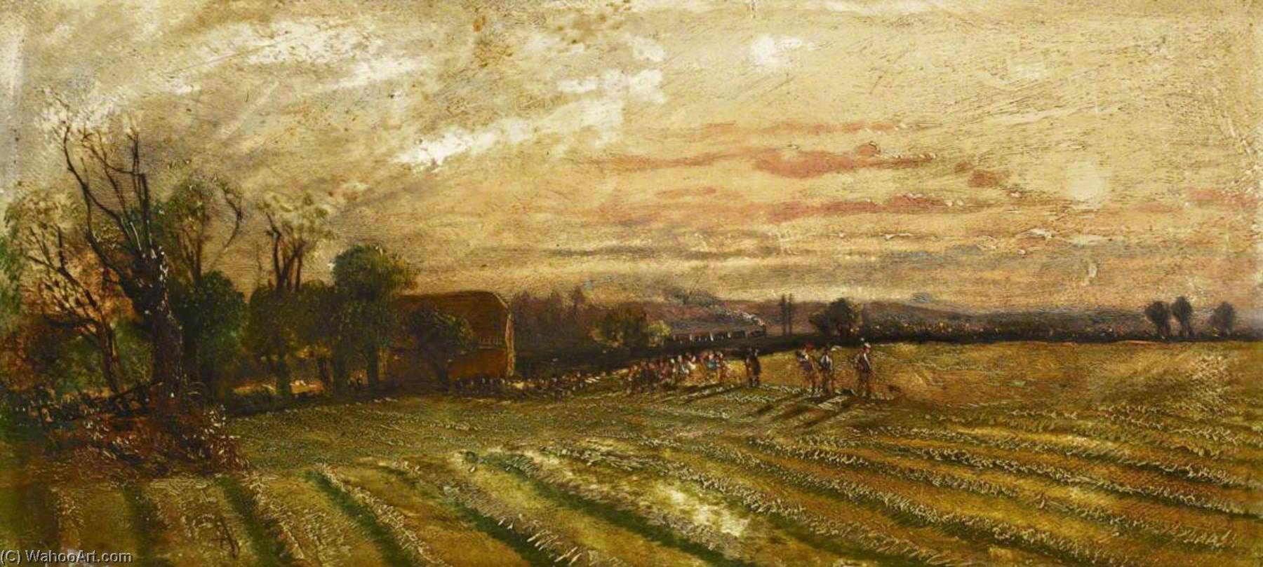 Wikioo.org - The Encyclopedia of Fine Arts - Painting, Artwork by John Clayton Adams - Notting Barns Farm