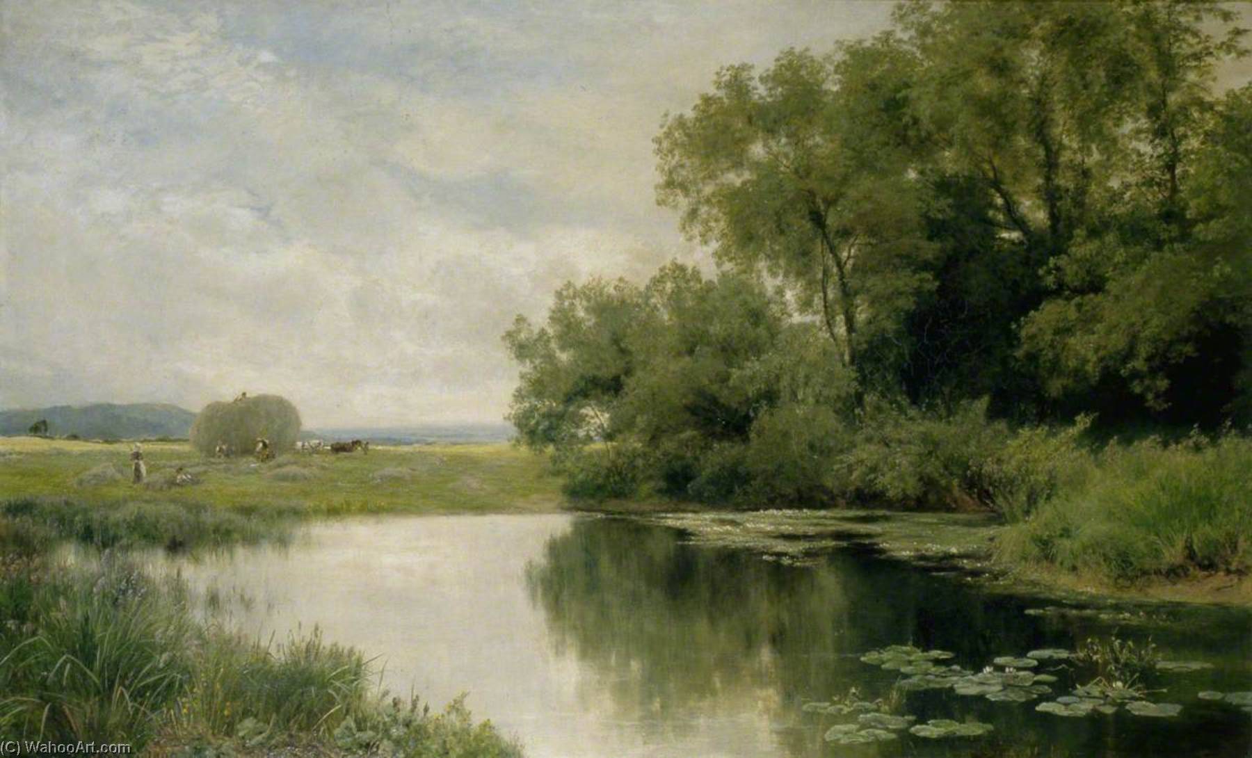 Wikioo.org - The Encyclopedia of Fine Arts - Painting, Artwork by John Clayton Adams - The Meadow Pool