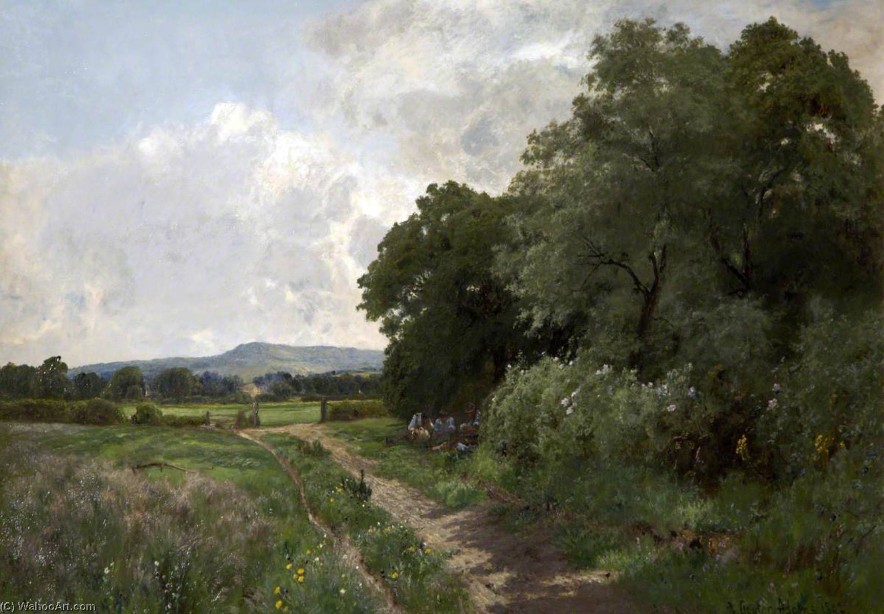 Wikioo.org - The Encyclopedia of Fine Arts - Painting, Artwork by John Clayton Adams - A June Day