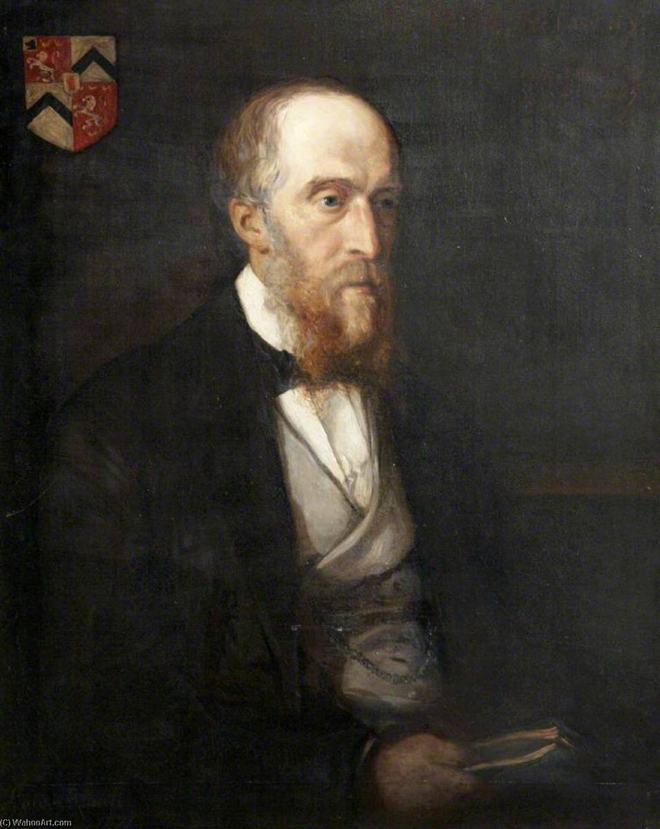 Wikioo.org - The Encyclopedia of Fine Arts - Painting, Artwork by Laura Russell - Sir John Trelaway (1816–1885), MP for Tavistock (1843–1852 1857–1865)