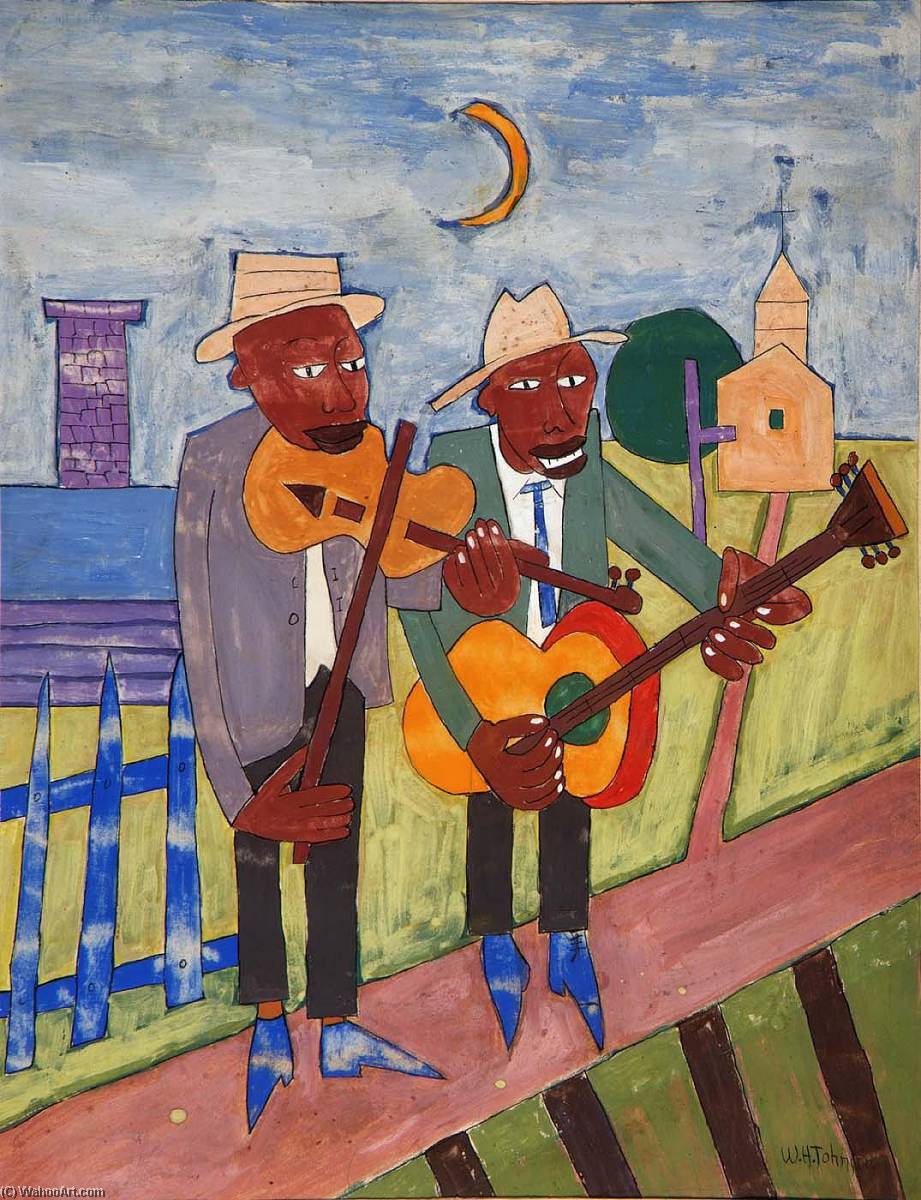 Wikioo.org - The Encyclopedia of Fine Arts - Painting, Artwork by William Henry Johnson - Sweet Adeline