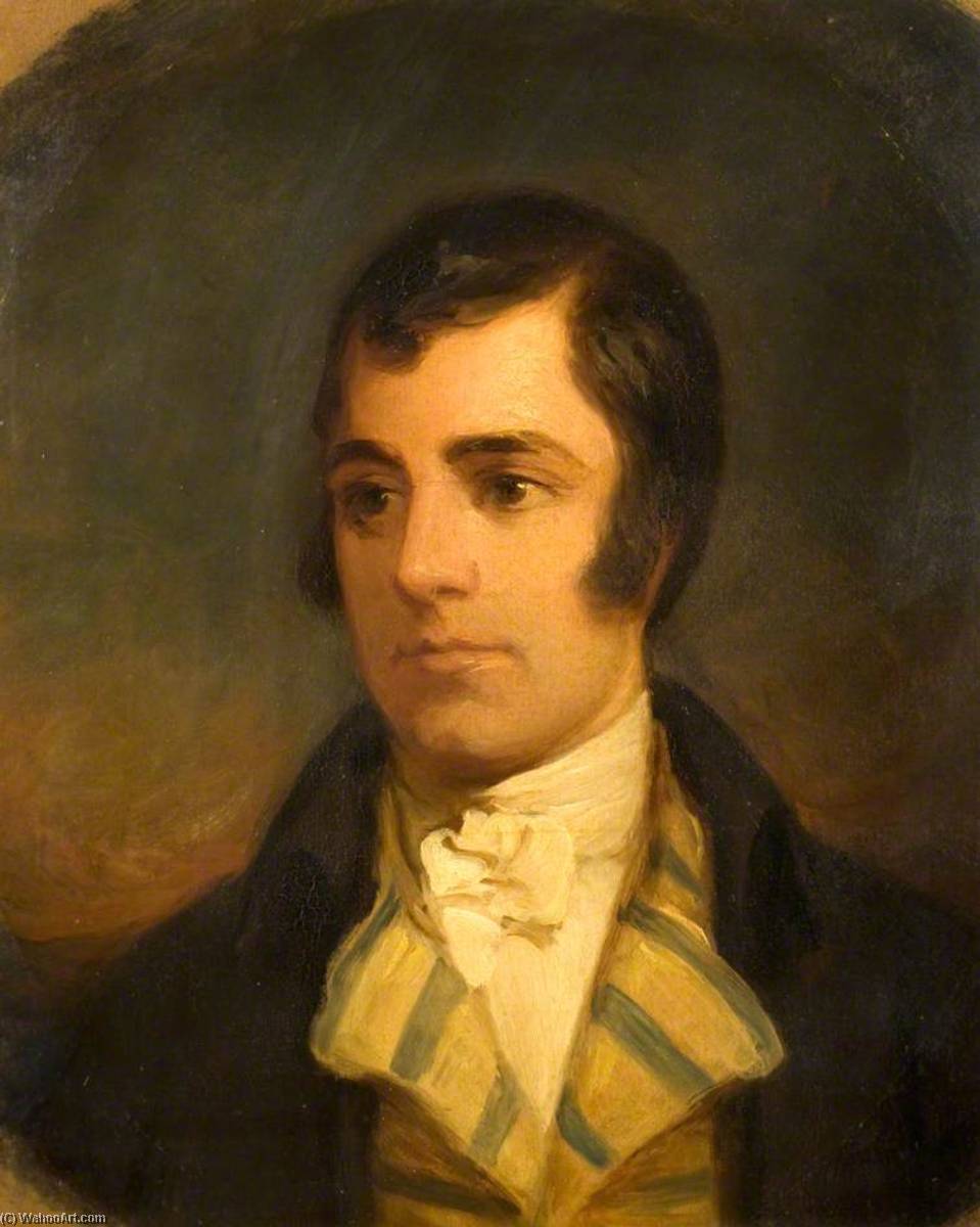 Wikioo.org - The Encyclopedia of Fine Arts - Painting, Artwork by Henry Harwood - Robert Burns (1759–1796) (after Alexander Nasmyth)