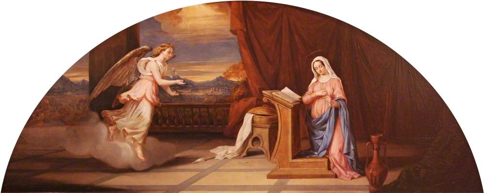 Wikioo.org - The Encyclopedia of Fine Arts - Painting, Artwork by Willes Maddox - The Annunciation