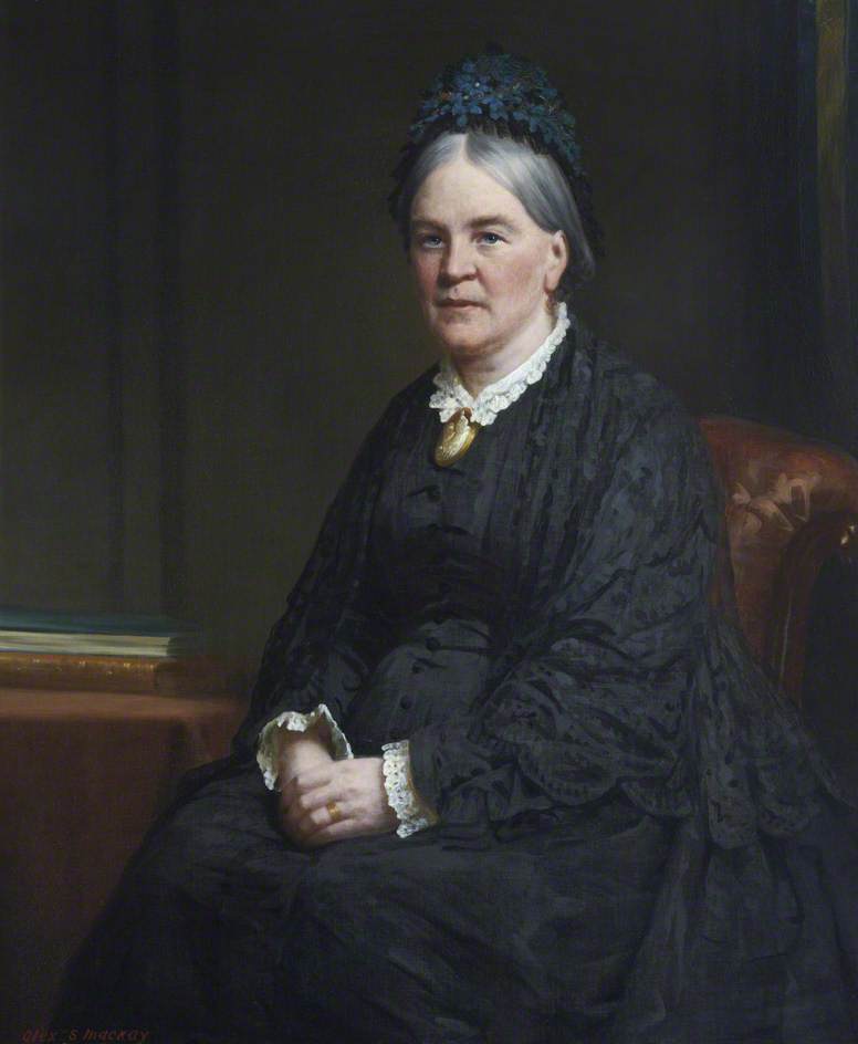 Wikioo.org - The Encyclopedia of Fine Arts - Painting, Artwork by Alexander S Mackay - Catherine Nairn (1824–1891)