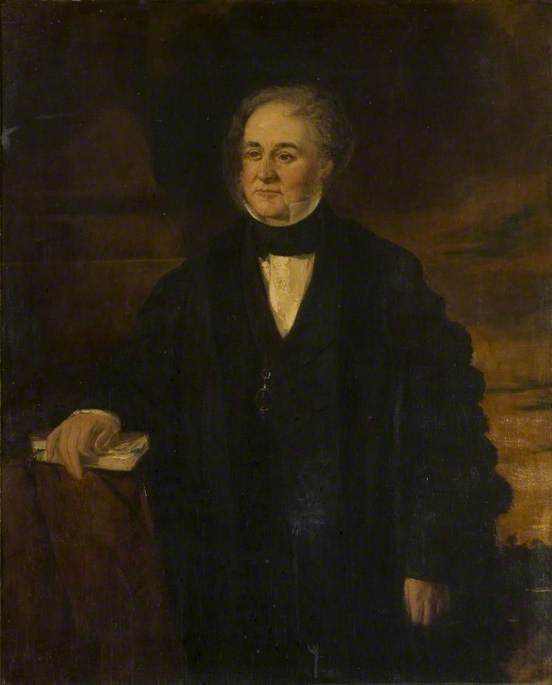 Wikioo.org - The Encyclopedia of Fine Arts - Painting, Artwork by Robinson Elliott - Thomas Salmon (1794–1871), First Town Clerk of South Shields Borough Corporation (1850–1871)