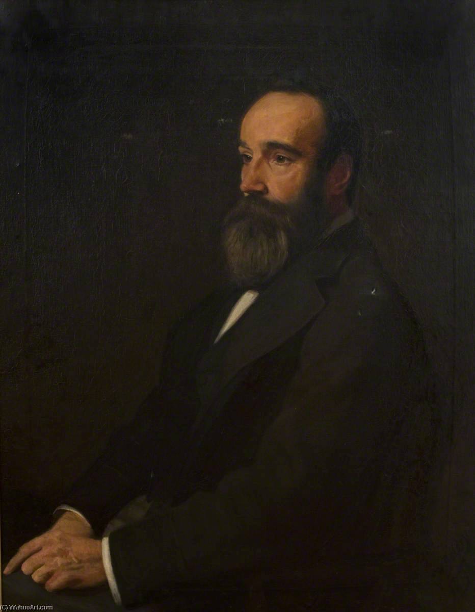 Wikioo.org - The Encyclopedia of Fine Arts - Painting, Artwork by George W Baldry - John Mitchell, Esq., Provost of the Burgh of Helensburgh (1890–1903)