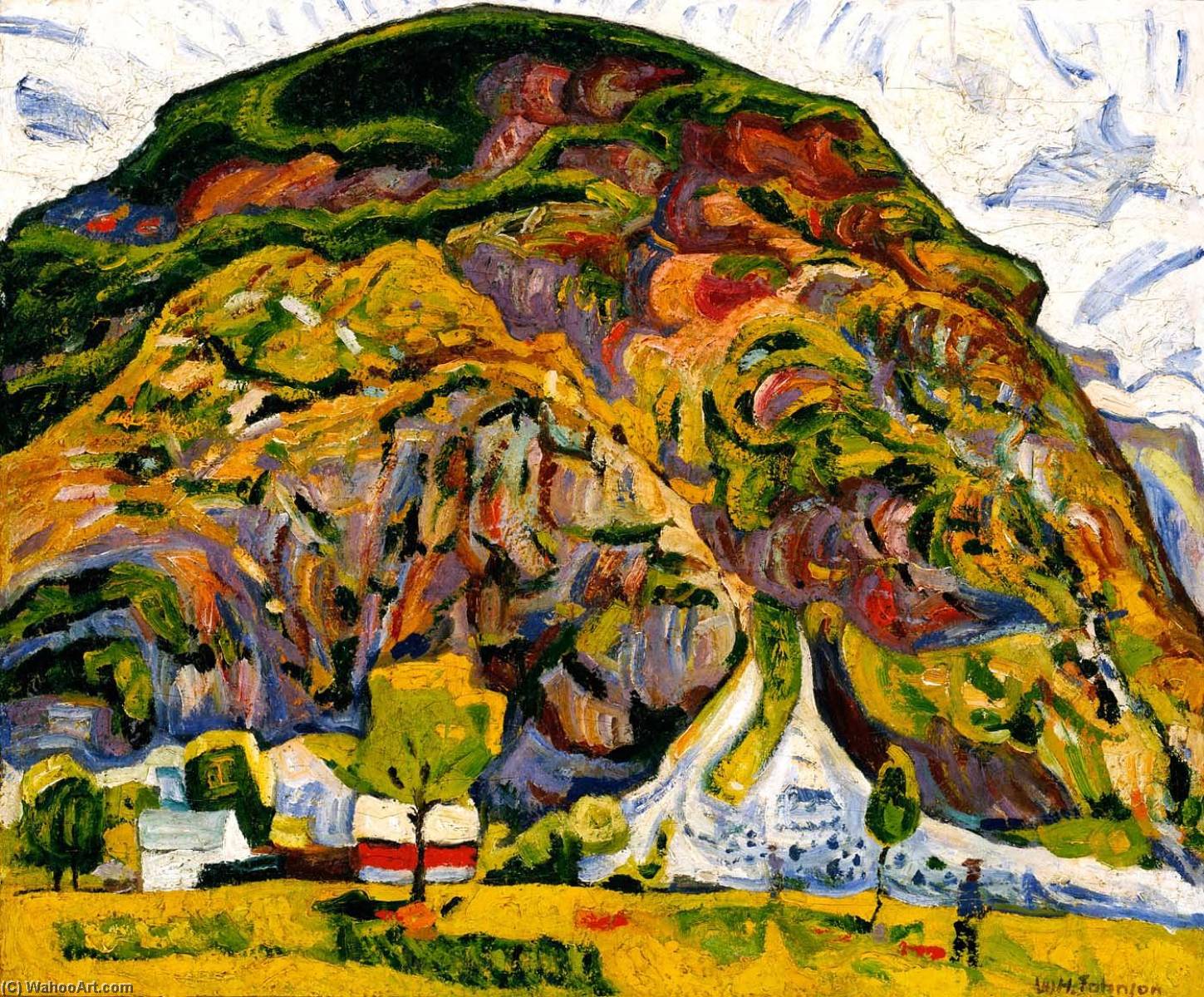 Wikioo.org - The Encyclopedia of Fine Arts - Painting, Artwork by William Henry Johnson - Mountain Road, Sunnmore, Norway