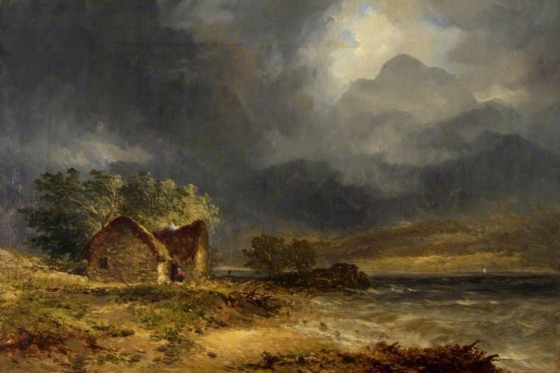 Wikioo.org - The Encyclopedia of Fine Arts - Painting, Artwork by John Milne Donald - A Brooding Storm