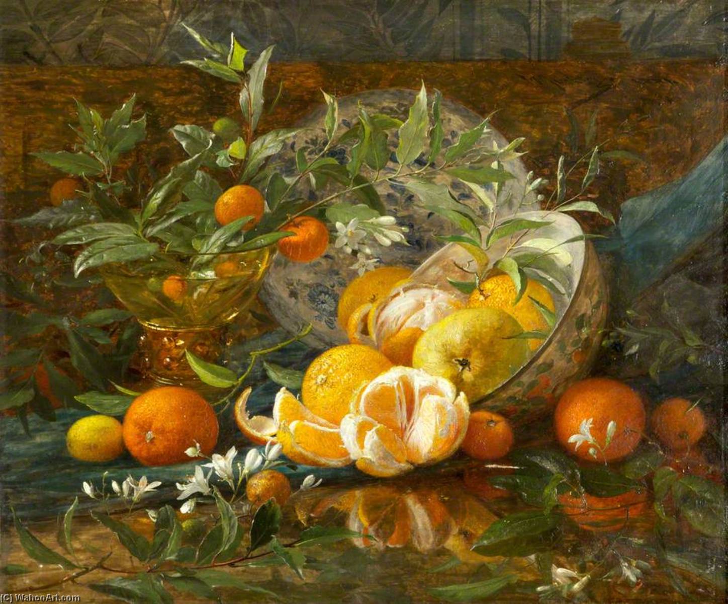 Wikioo.org - The Encyclopedia of Fine Arts - Painting, Artwork by William Jabez Muckley - Oranges