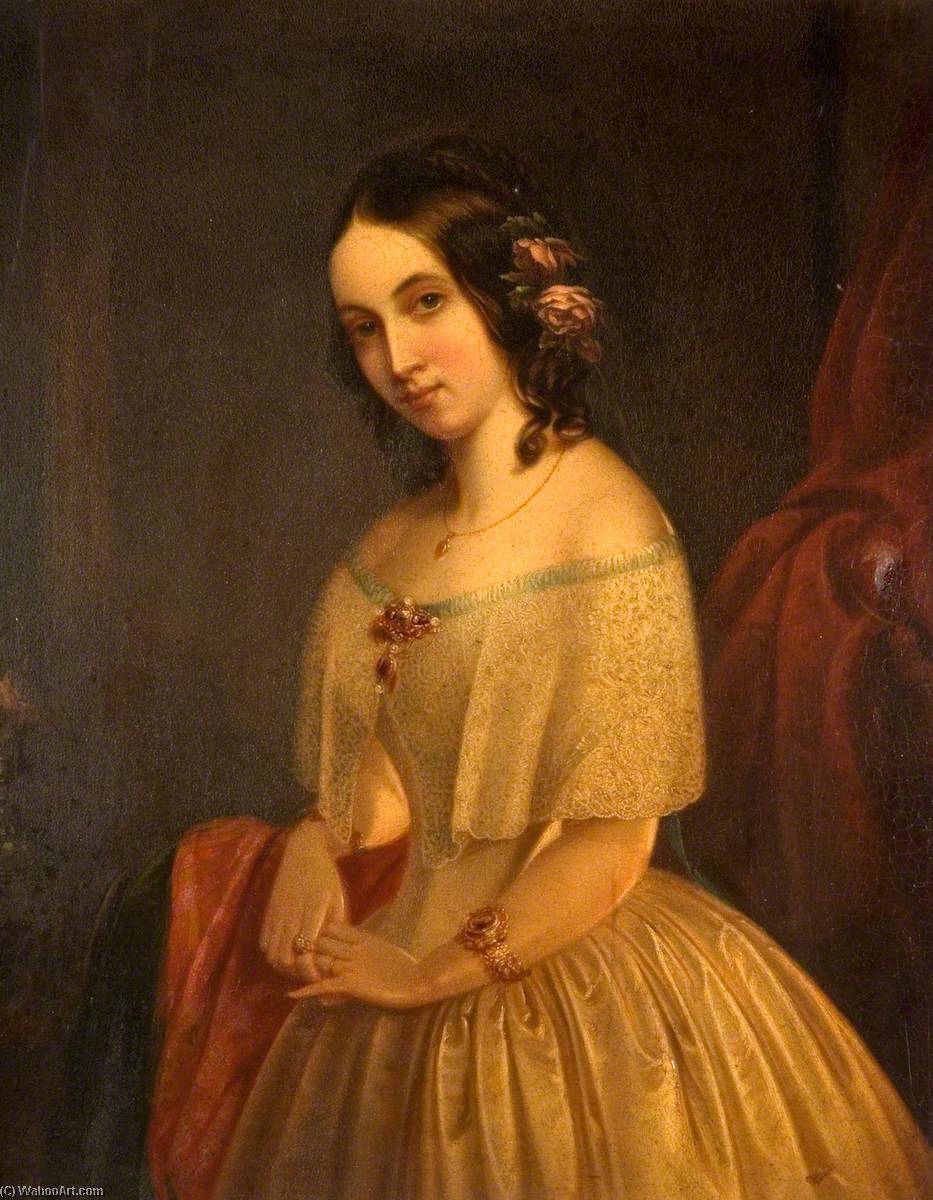 Wikioo.org - The Encyclopedia of Fine Arts - Painting, Artwork by John Emery - Portrait of a Young Lady