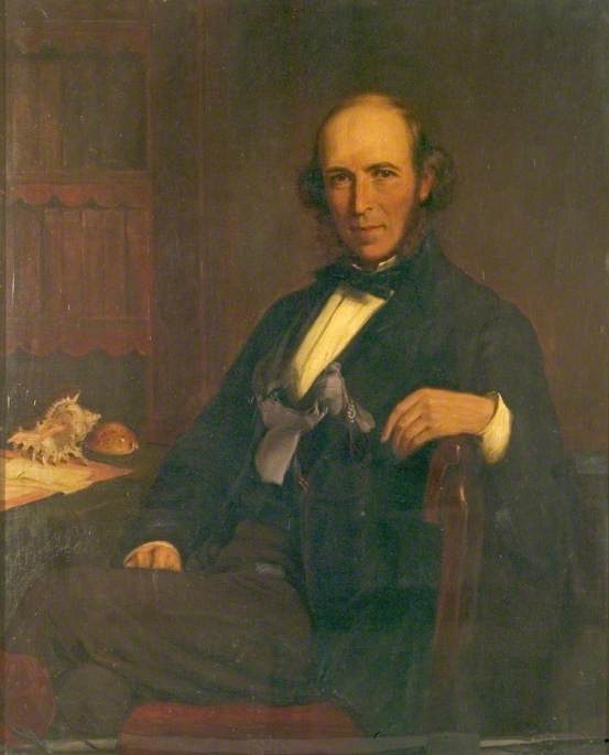 Wikioo.org - The Encyclopedia of Fine Arts - Painting, Artwork by John Hanson Walker - Herbert Spencer (1820–1903) (copy after John Bagnold Burgess)