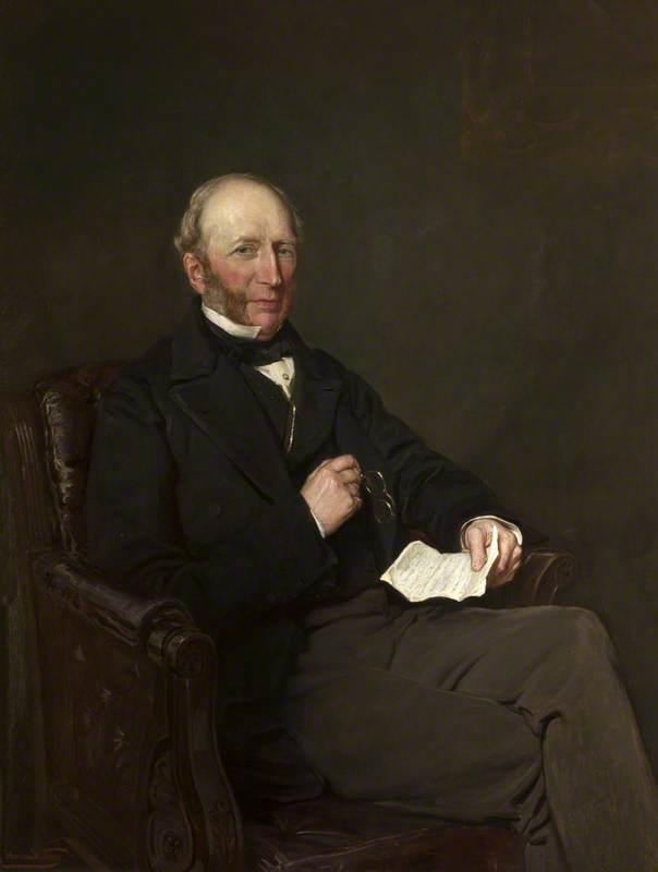 Wikioo.org - The Encyclopedia of Fine Arts - Painting, Artwork by John Hanson Walker - William Tatton Egerton (1806–1883), 1st Baron Egerton of Tatton