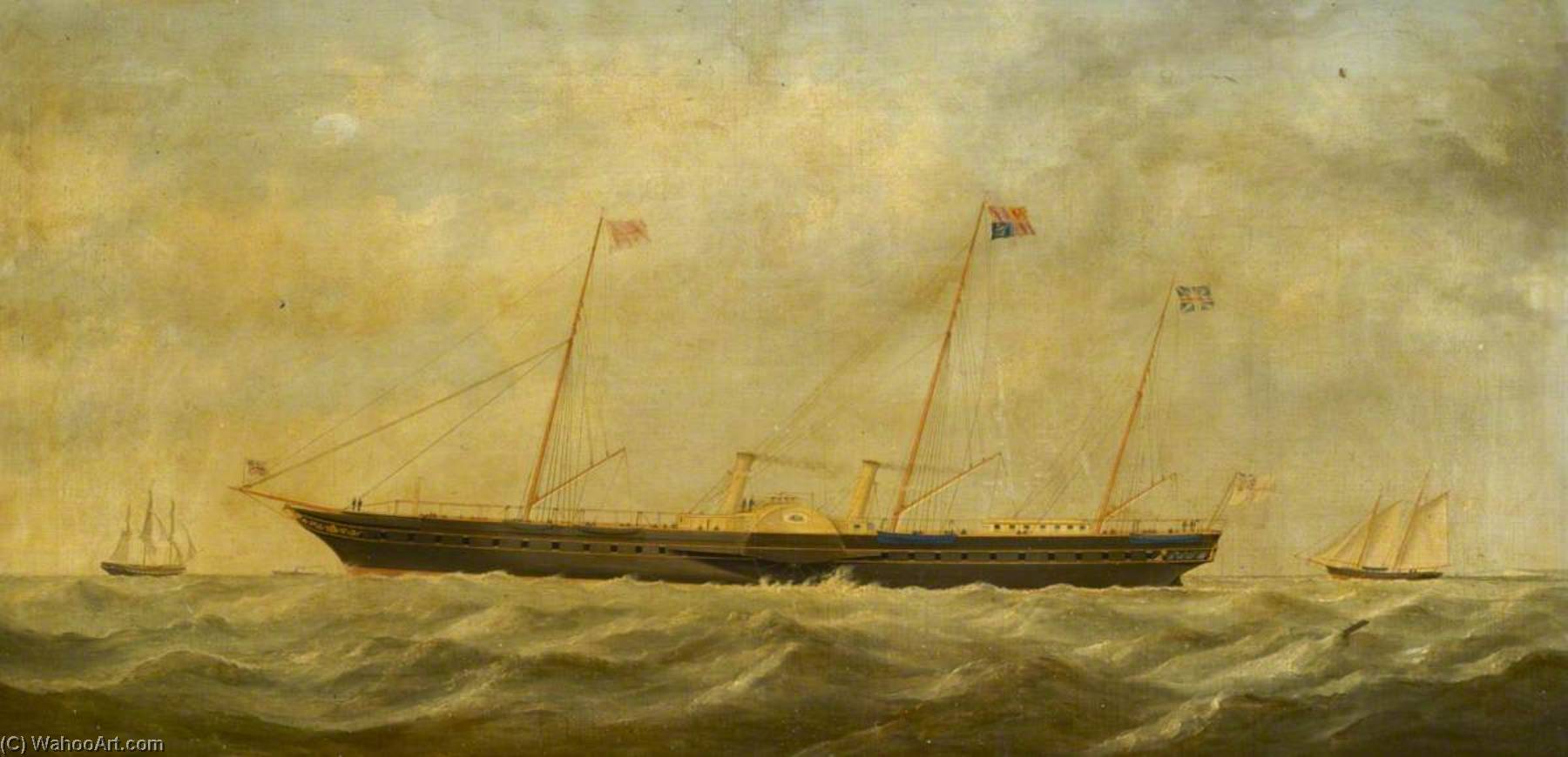 Wikioo.org - The Encyclopedia of Fine Arts - Painting, Artwork by George Mears - HMY 'Victoria and Albert II'