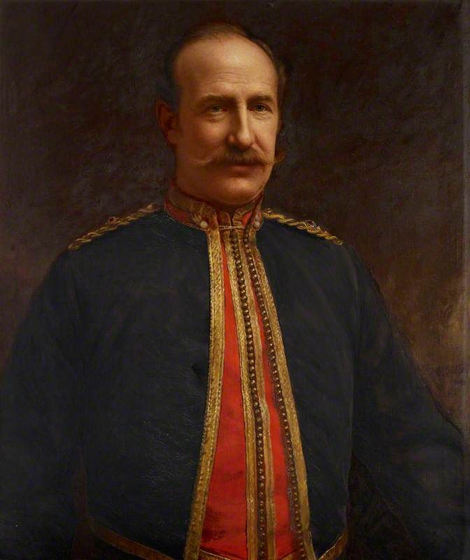 Wikioo.org - The Encyclopedia of Fine Arts - Painting, Artwork by Samuel Sidley - Lieutenant General Sir James Wolfe Murray of Cringletie (1853–1919)