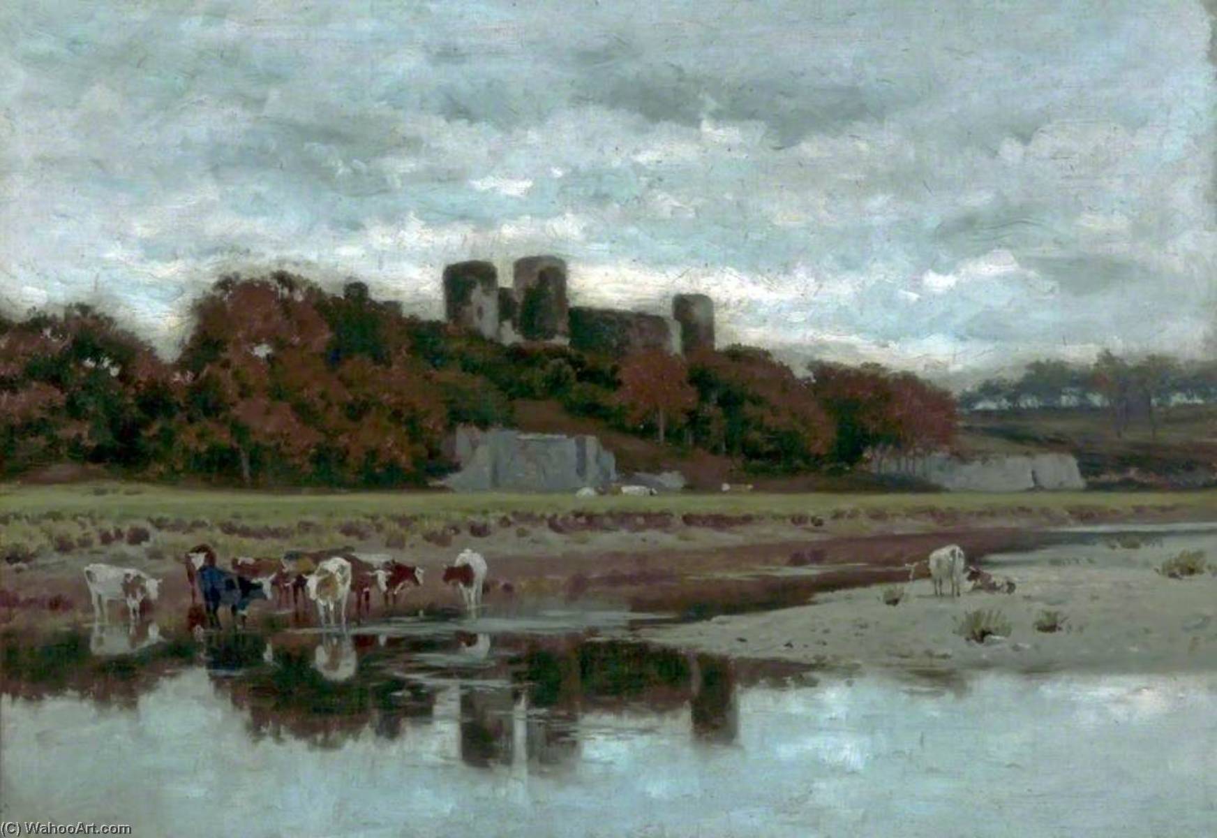 Wikioo.org - The Encyclopedia of Fine Arts - Painting, Artwork by Peter Ghent - Rhuddlan Castle