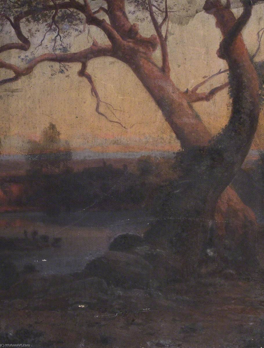 Wikioo.org - The Encyclopedia of Fine Arts - Painting, Artwork by Thomas Stuart Smith - Woodland Scene