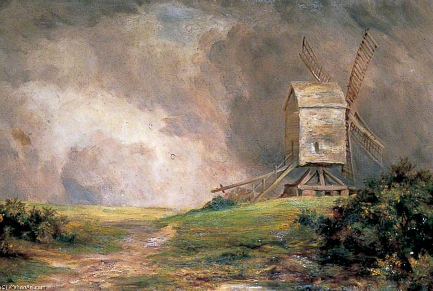 Wikioo.org - The Encyclopedia of Fine Arts - Painting, Artwork by Clement T Youens - The Windmill, the Brent