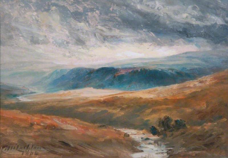 Wikioo.org - The Encyclopedia of Fine Arts - Painting, Artwork by Thomas Hope Mclachlan - Landscape of Upper Teesdale