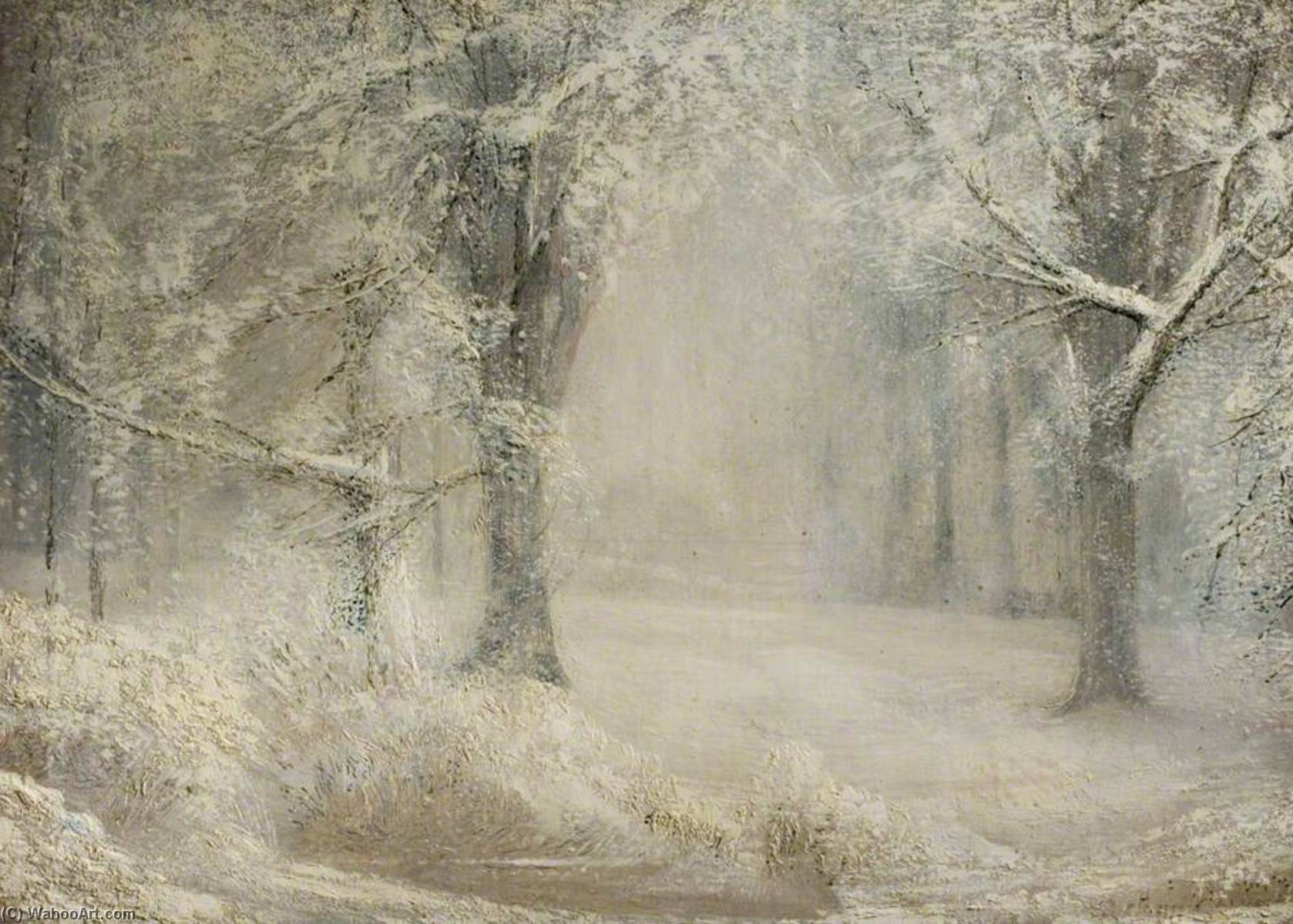 Wikioo.org - The Encyclopedia of Fine Arts - Painting, Artwork by Arthur Lowe - Snow