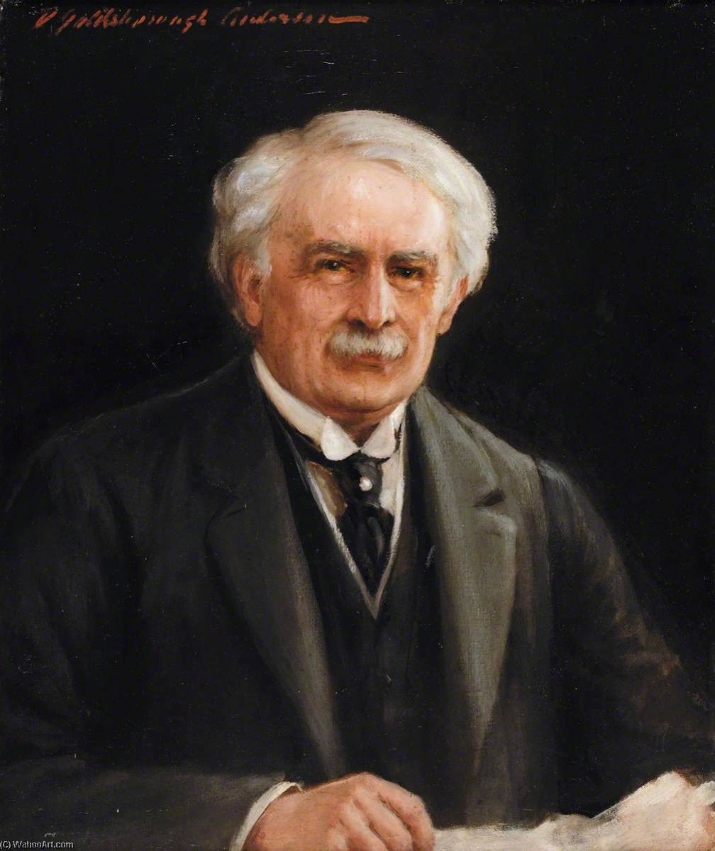 Wikioo.org - The Encyclopedia of Fine Arts - Painting, Artwork by Charles Goldsborough Anderson - David Lloyd George (1863–1945)