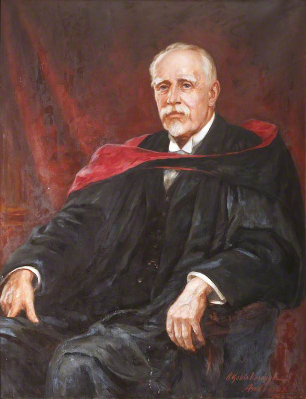 Wikioo.org - The Encyclopedia of Fine Arts - Painting, Artwork by Charles Goldsborough Anderson - Edward Armstrong, Member of the Council (1898–1926), Chairman (1916–1920)