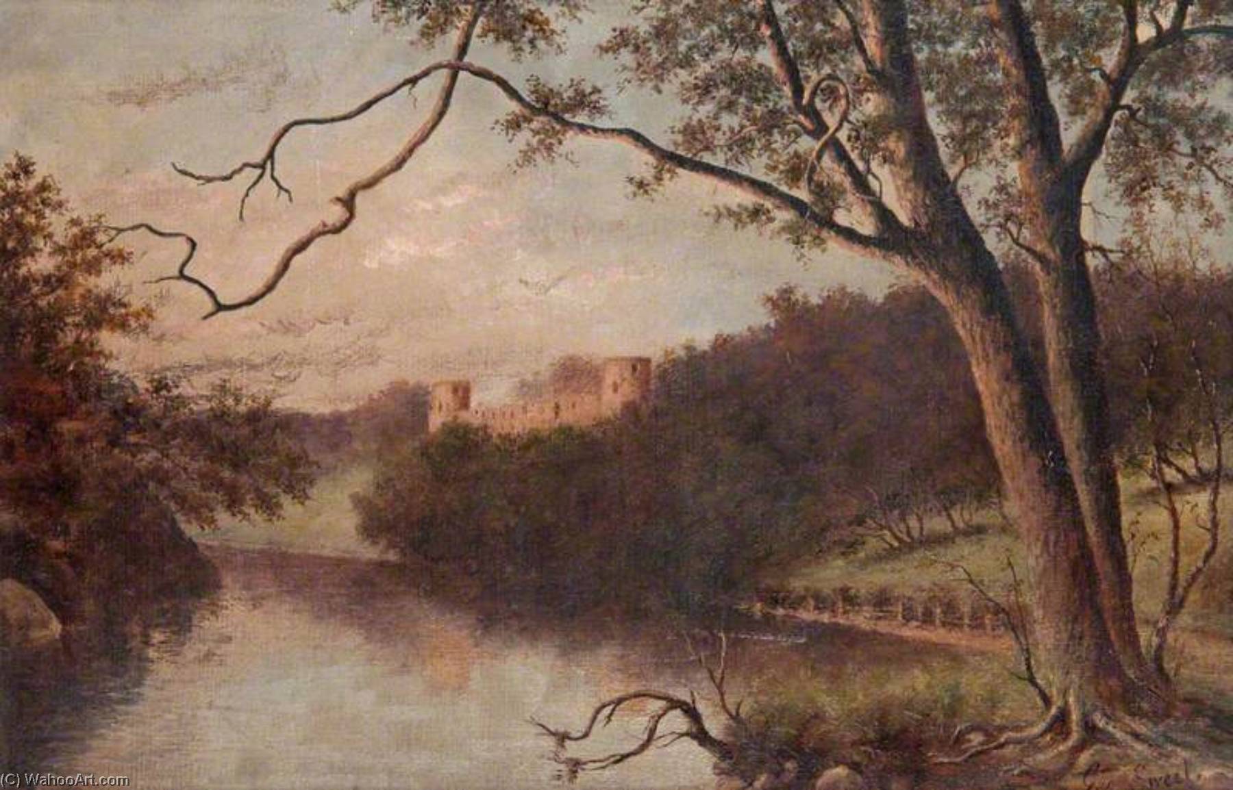 Wikioo.org - The Encyclopedia of Fine Arts - Painting, Artwork by George Sweet - Bothwell Castle