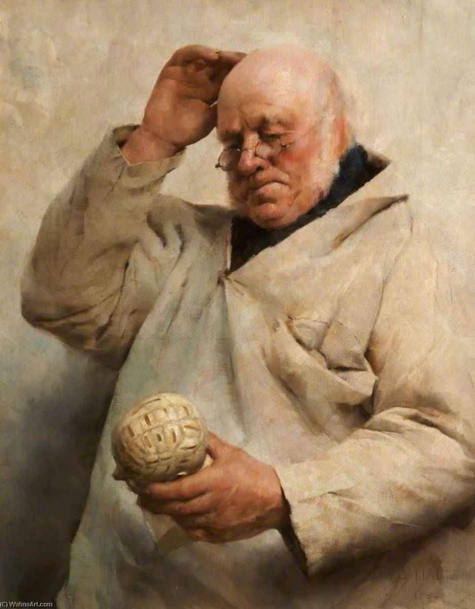 Wikioo.org - The Encyclopedia of Fine Arts - Painting, Artwork by Frederick Hall - Phrenologist