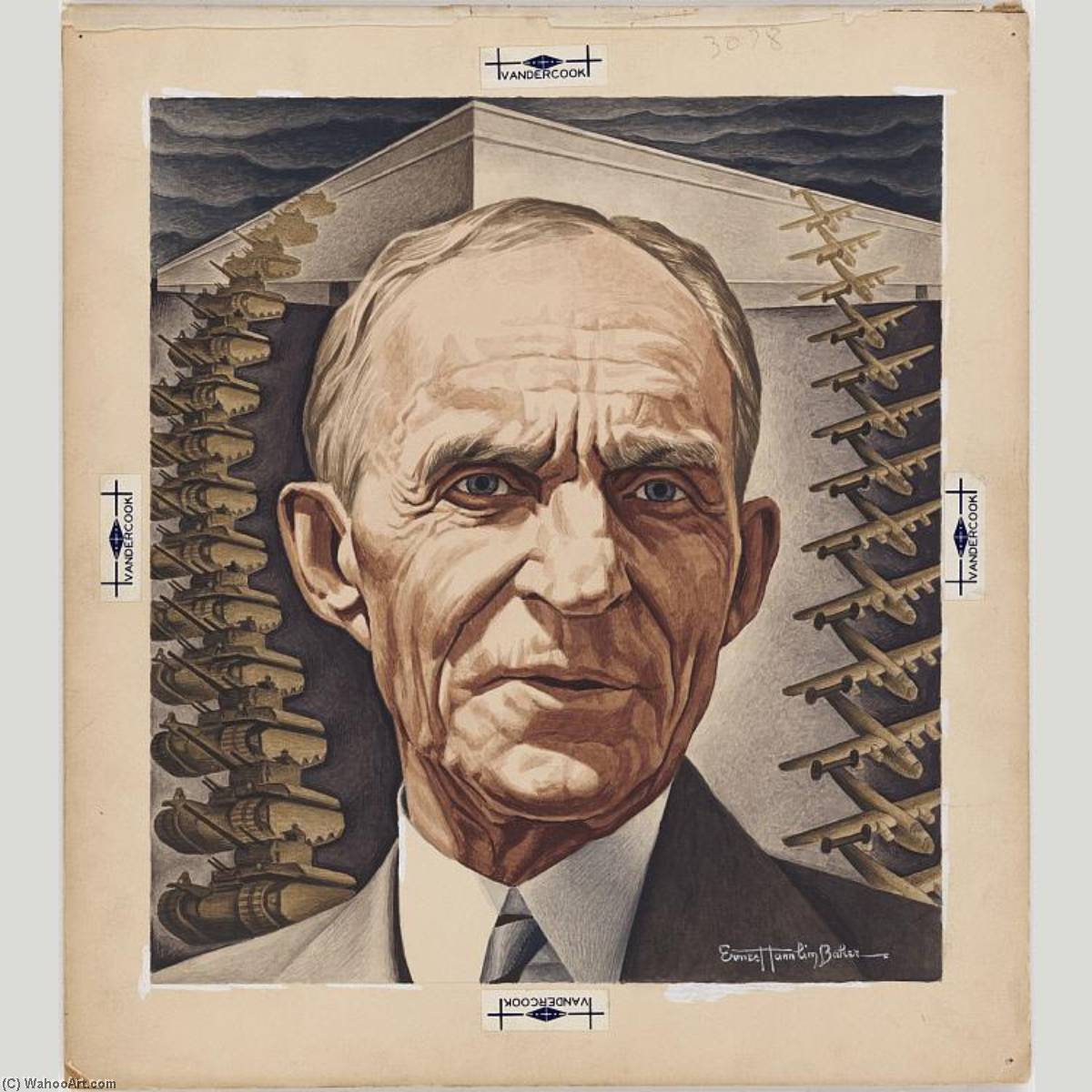 WikiOO.org - Encyclopedia of Fine Arts - Lukisan, Artwork Ernest Hamlin Baker - Henry Ford