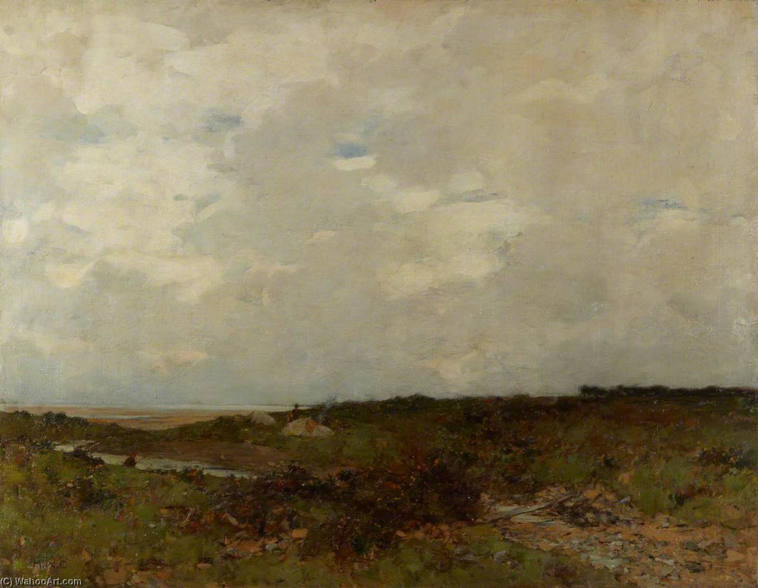 Wikioo.org - The Encyclopedia of Fine Arts - Painting, Artwork by Alexander Kellock Brown - A Grey Day