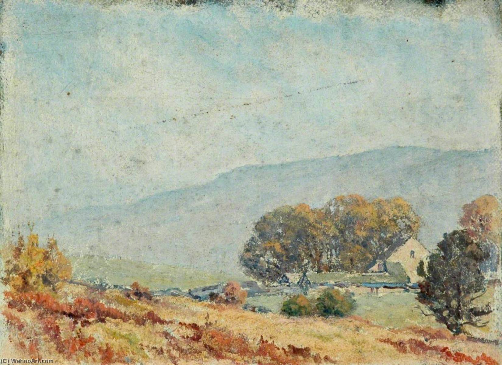 WikiOO.org - Encyclopedia of Fine Arts - Lukisan, Artwork Arnold Priestman - In the Lake District