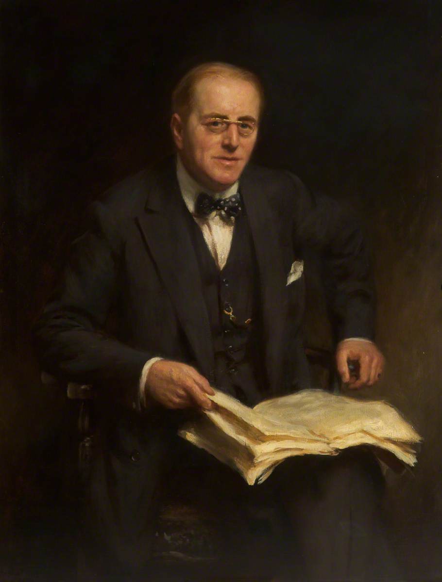 Wikioo.org - The Encyclopedia of Fine Arts - Painting, Artwork by Hugh De Twenebrokes Glazebrook - Sir W. P. Rylands (1868–1948), Bt