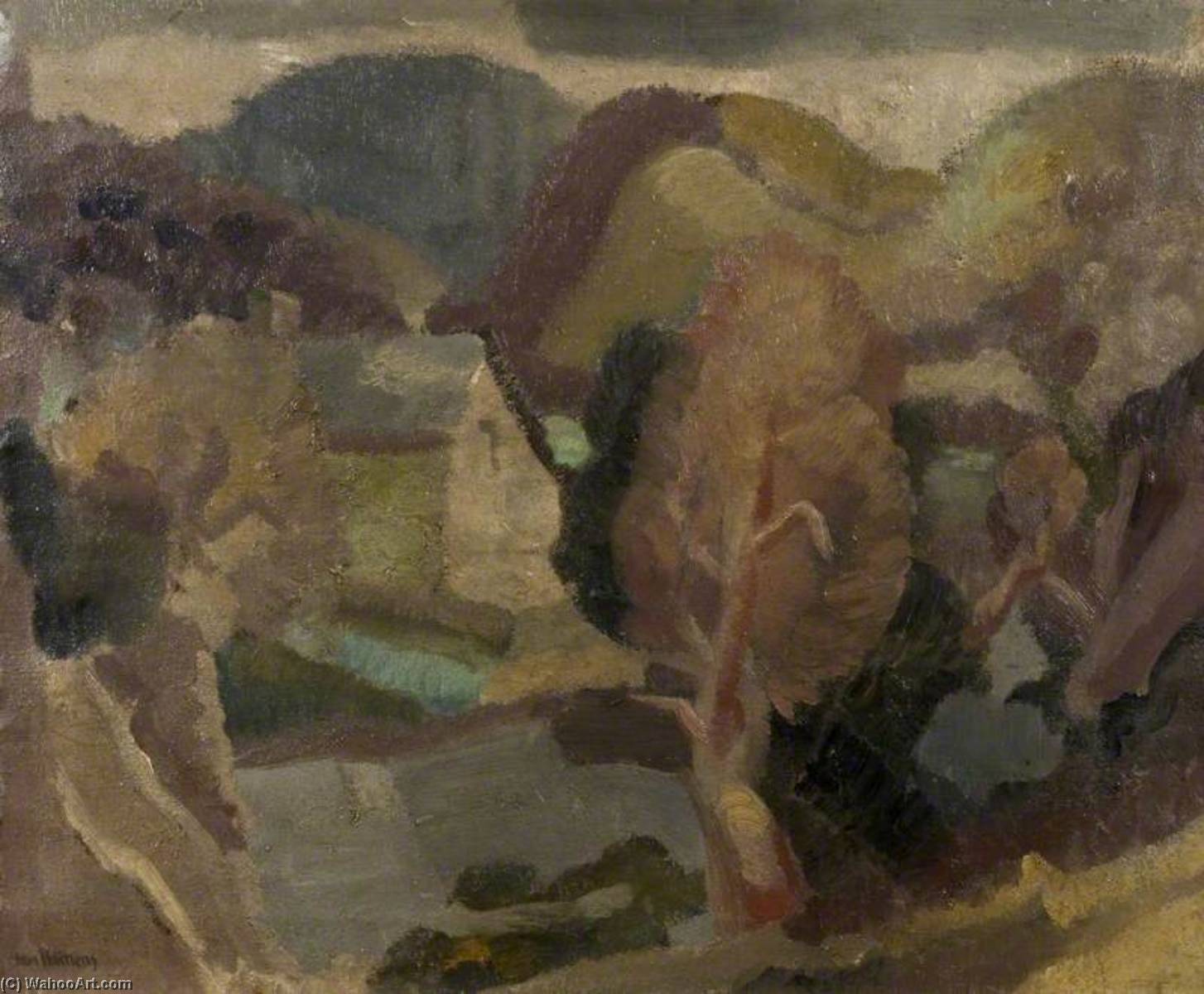 Wikioo.org - The Encyclopedia of Fine Arts - Painting, Artwork by Ivon Hitchens - The Miller's Cottage