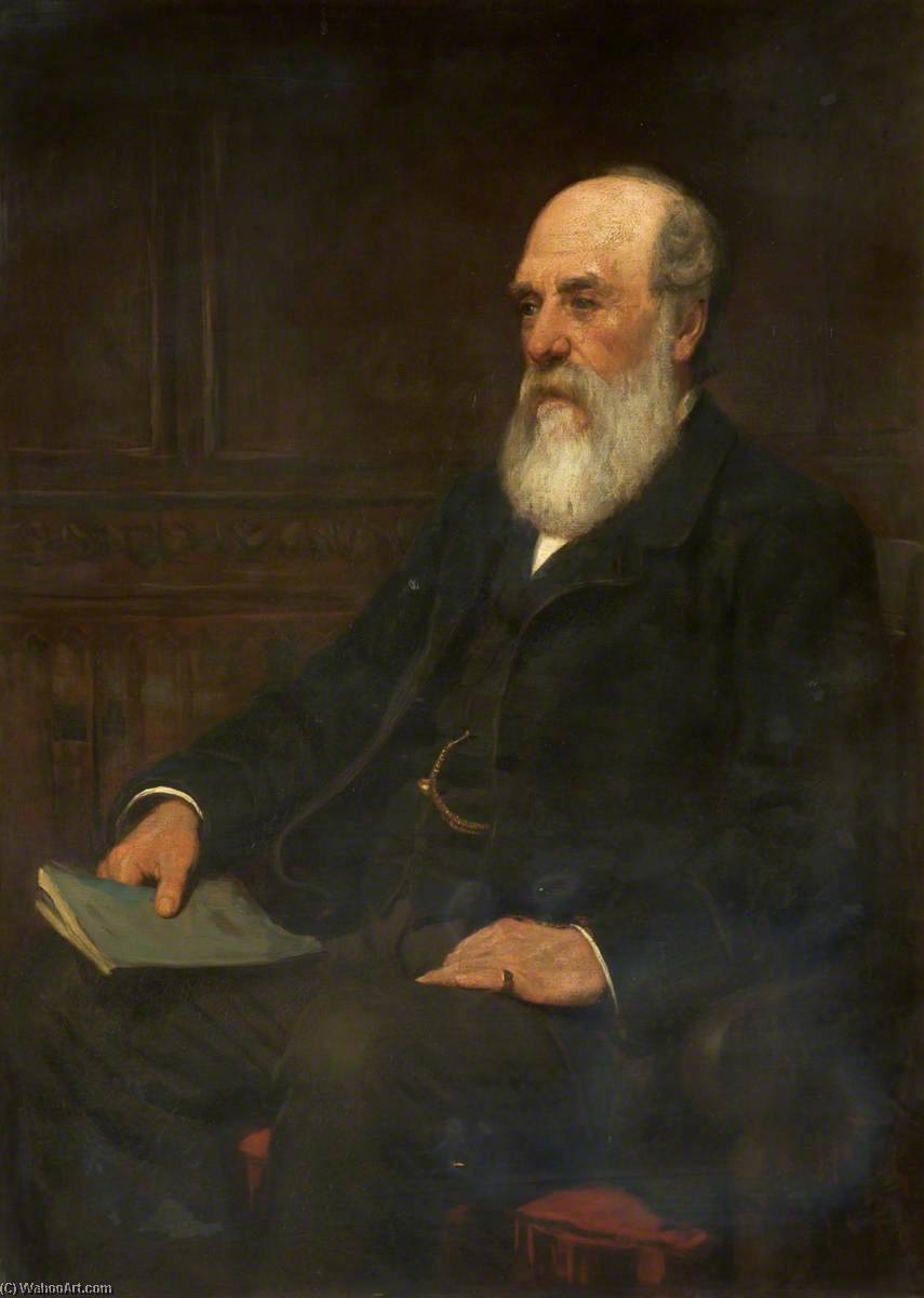 Wikioo.org - The Encyclopedia of Fine Arts - Painting, Artwork by Hugh De Twenebrokes Glazebrook - Peter Rylands (1820–1887), MP