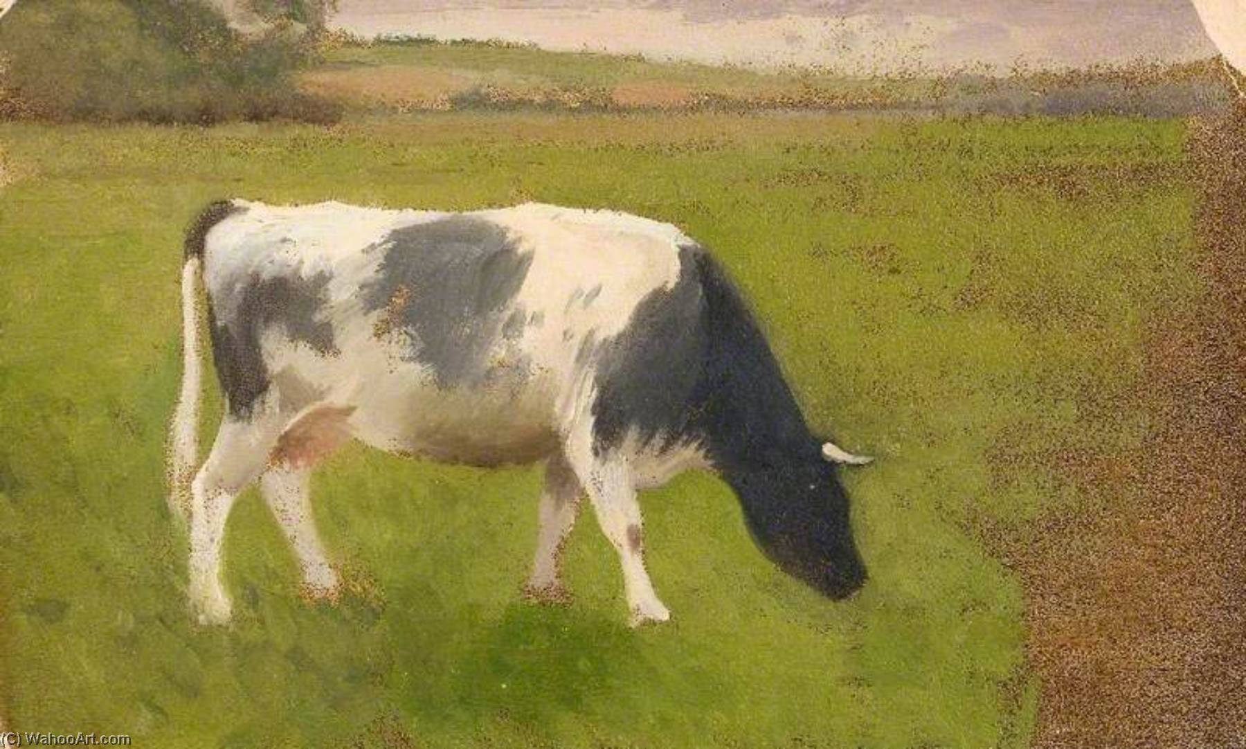 Wikioo.org - The Encyclopedia of Fine Arts - Painting, Artwork by Edward Archibald Brown - Study of a Cow