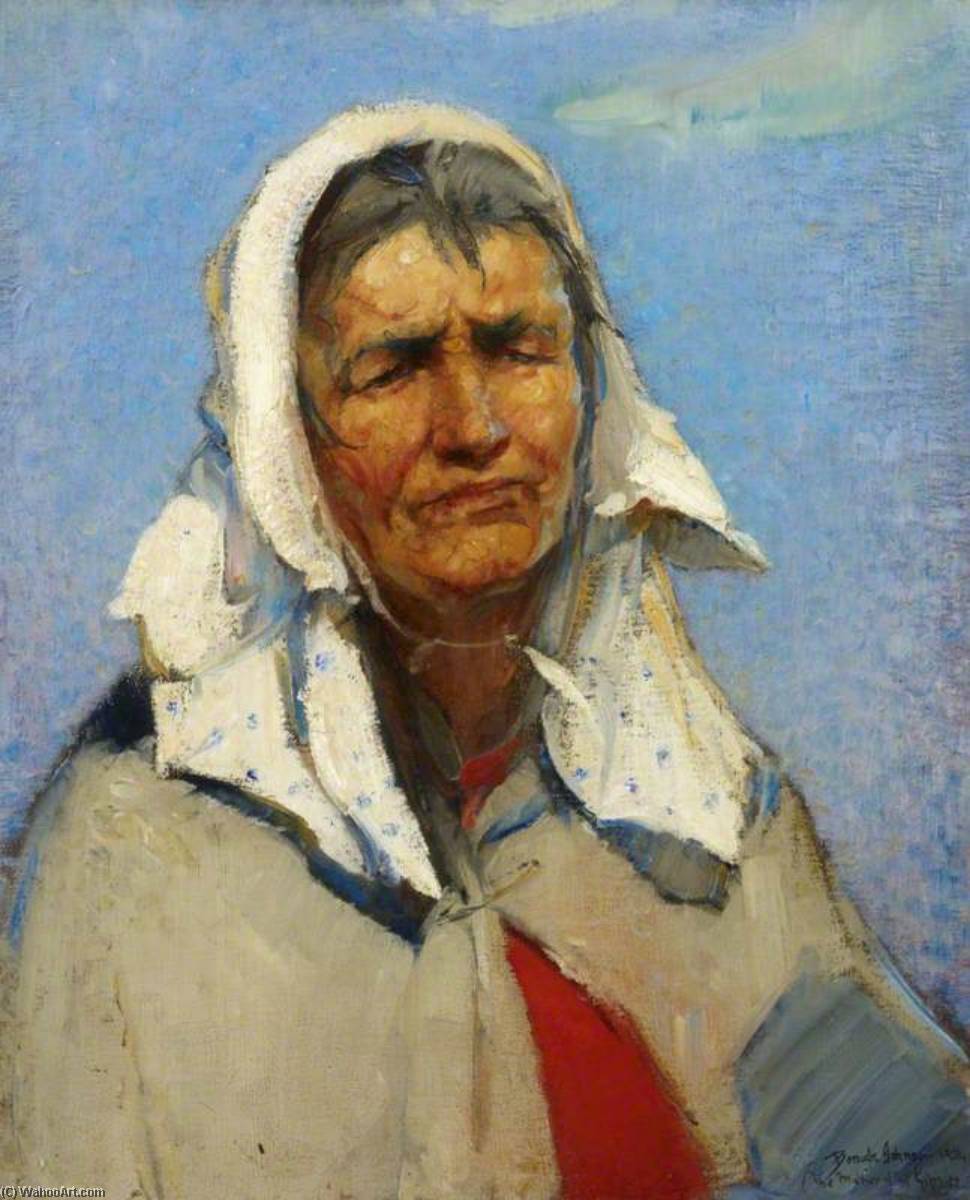 Wikioo.org - The Encyclopedia of Fine Arts - Painting, Artwork by Ernest Borough Johnson - The Mother of the Gypsies