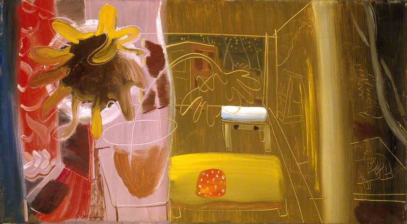 Wikioo.org - The Encyclopedia of Fine Arts - Painting, Artwork by Ivon Hitchens - The Verandah