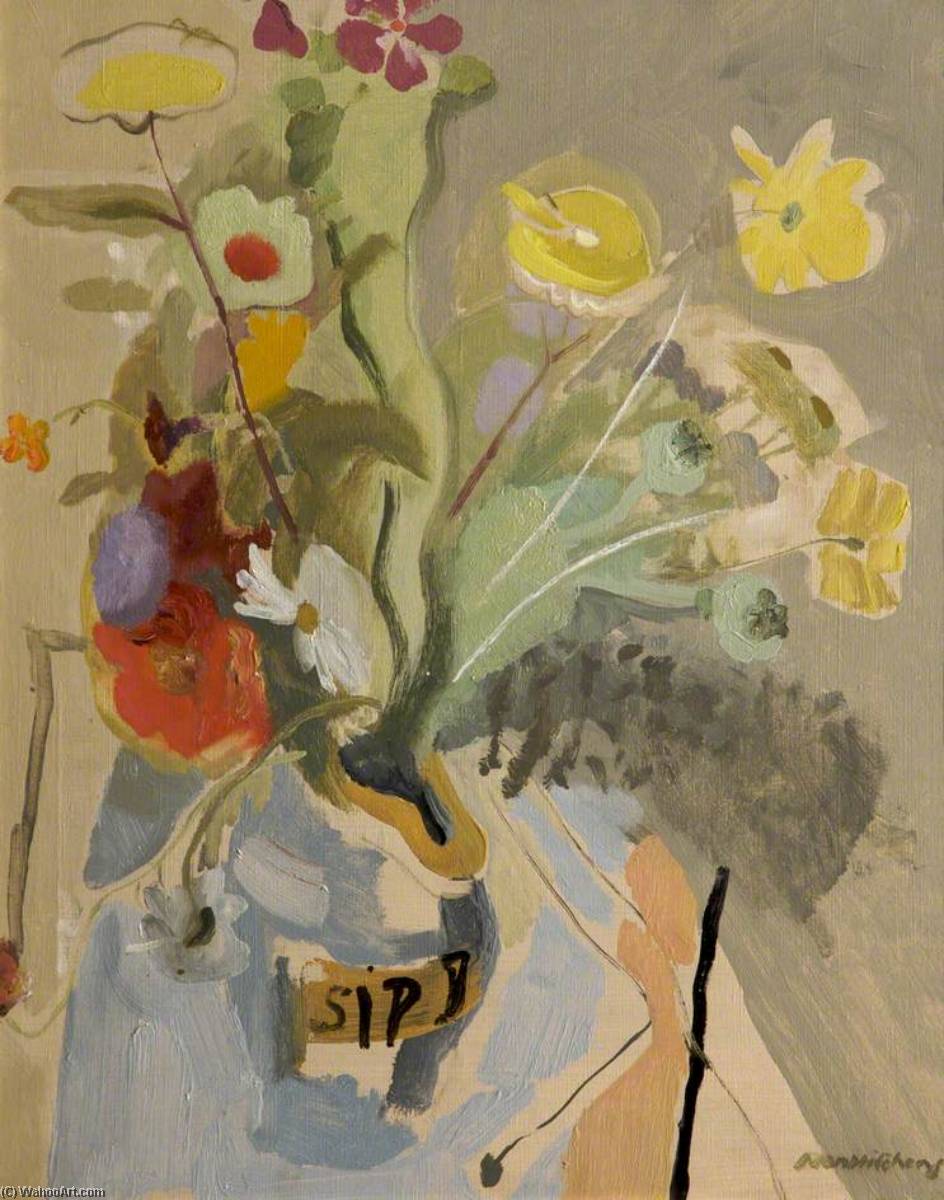 Wikioo.org - Bách khoa toàn thư về mỹ thuật - Vẽ tranh, Tác phẩm nghệ thuật Ivon Hitchens - Spring Flowers