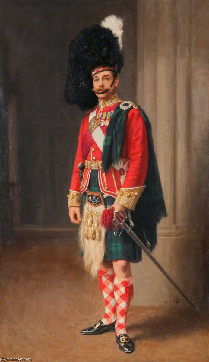 Wikioo.org - The Encyclopedia of Fine Arts - Painting, Artwork by Sydney Wales White - Duncan Darroch (1868–1923), 6th of Gourock, Renfrewshire, Lord of the Barony of Gourock