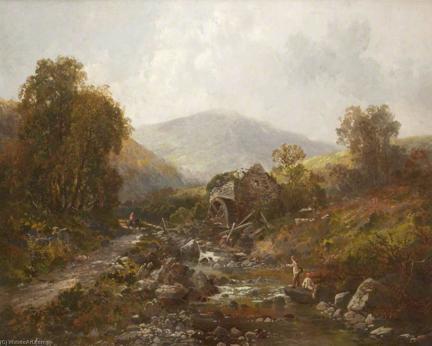 Wikioo.org - The Encyclopedia of Fine Arts - Painting, Artwork by Franz Höpfner - Baldwin Mill