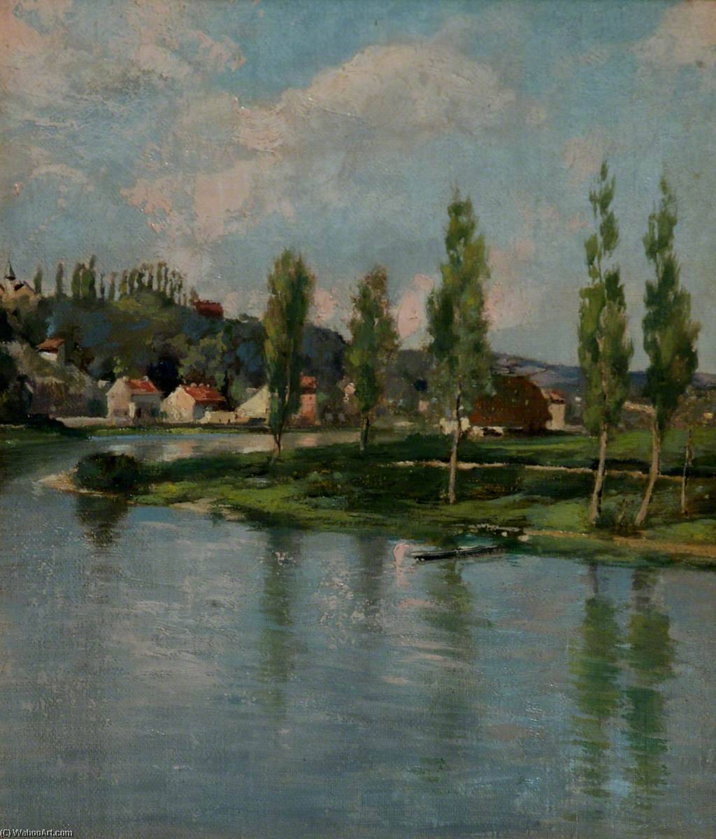 Wikioo.org - The Encyclopedia of Fine Arts - Painting, Artwork by Francis E Chardon - River Scene