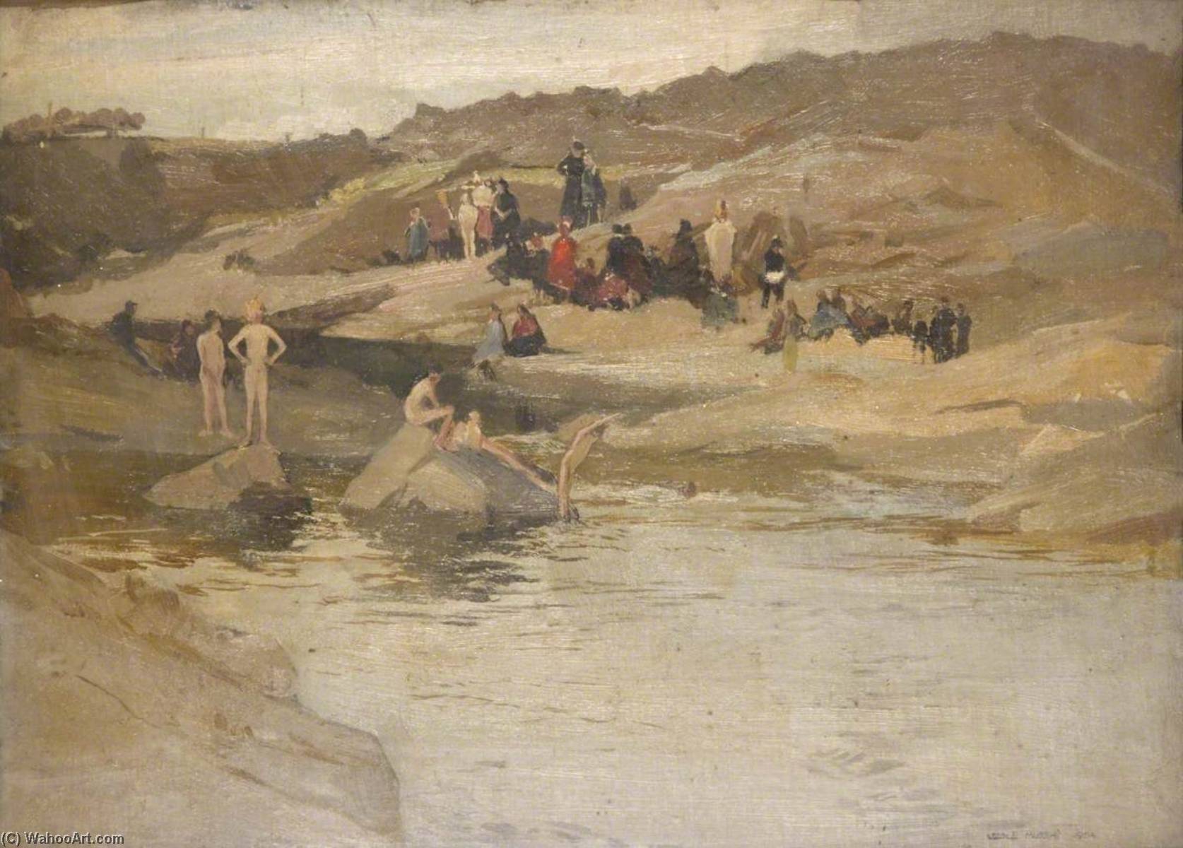 Wikioo.org - The Encyclopedia of Fine Arts - Painting, Artwork by George Murray - Bathing