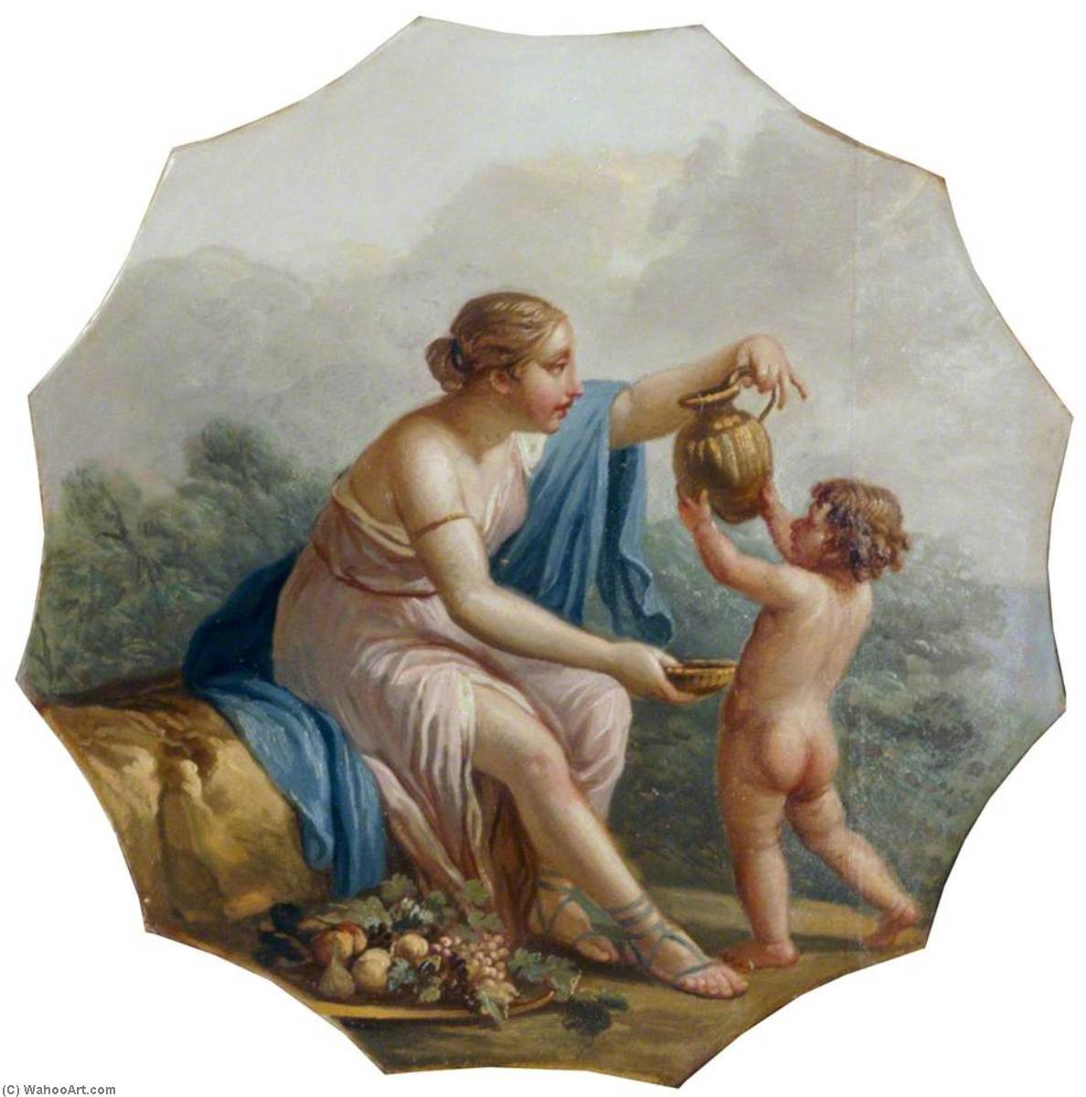 Wikioo.org – L'Enciclopedia delle Belle Arti - Pittura, Opere di Antonio Zucchi - Estate