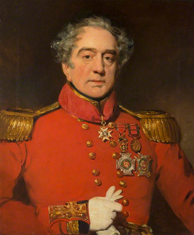 Wikioo.org - The Encyclopedia of Fine Arts - Painting, Artwork by John Watson Gordon - Major General Sir Patrick Lindsay (1778–1839), Soldier