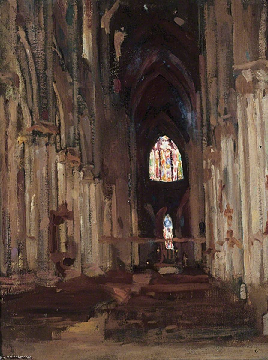 Wikioo.org - The Encyclopedia of Fine Arts - Painting, Artwork by Milly Childers - Reims Cathedral, France