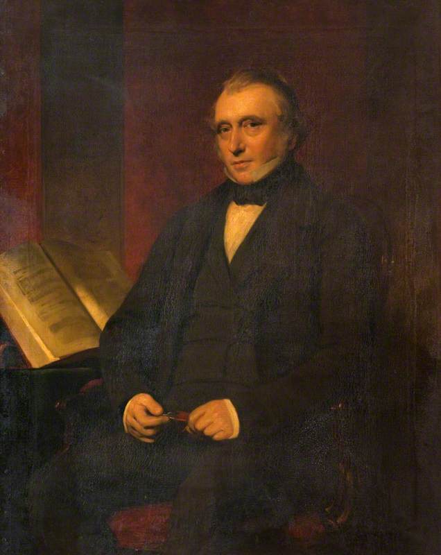 Wikioo.org - The Encyclopedia of Fine Arts - Painting, Artwork by John Watson Gordon - Thomas Babington (1800–1859), Lord Macaulay