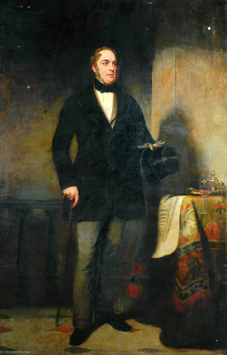 Wikioo.org - The Encyclopedia of Fine Arts - Painting, Artwork by John Watson Gordon - Samuel Smith (1805–1873), JP