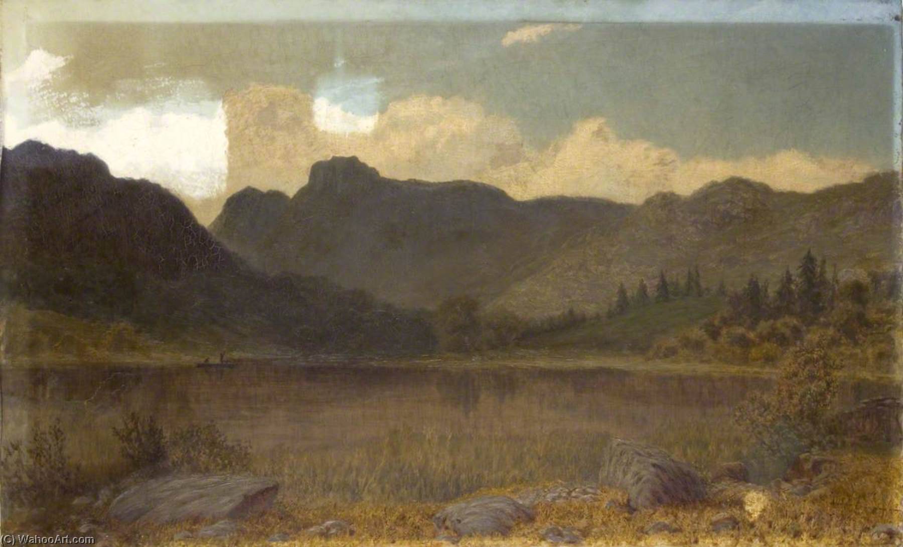 Wikioo.org - The Encyclopedia of Fine Arts - Painting, Artwork by Cuthbert Cartwright Grundy - Elterwater
