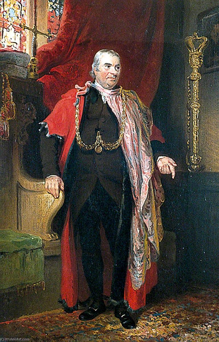 Wikioo.org - The Encyclopedia of Fine Arts - Painting, Artwork by Joseph Clover - Barnabas Leman, Mayor of Norwich (1813 1818)